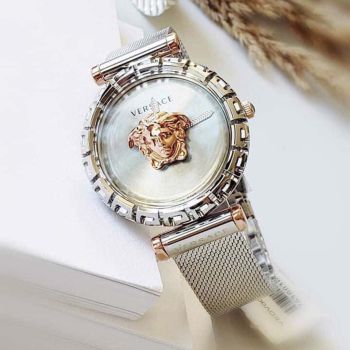 Đồng Hồ Nữ Versace Palazzo Empire Greca Watch VEDV00419 37mm Màu Bạc