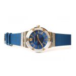 Đồng Hồ Nữ Versace Greca Logo VEVH00120 38mm Màu Xanh Navy