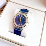 Đồng Hồ Nữ Versace Greca Logo VEVH00120 38mm Màu Xanh Navy