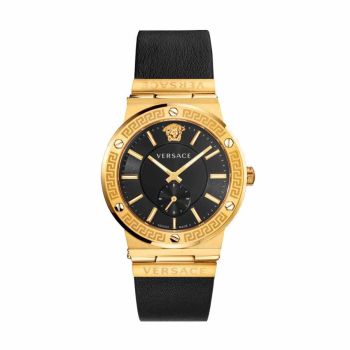 Đồng Hồ Nam Versace Greca Logo VEVI00220 41mm Màu Đen Vàng