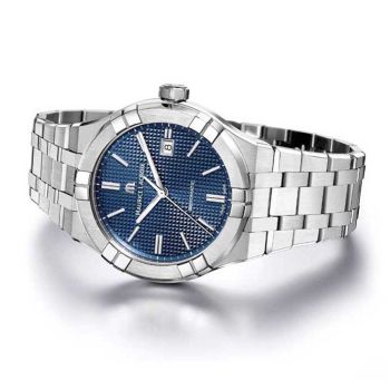 Đồng Hồ Nam Maurice Lacroix Aikon Automatic AI6008-SS002-430-1 Màu Xanh Bạc