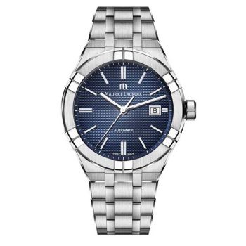 Đồng Hồ Nam Maurice Lacroix Aikon Automatic AI6008-SS002-430-1 Màu Xanh Bạc