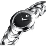 Đồng Hồ Nữ Movado 0606248 Màu Đen Bạc