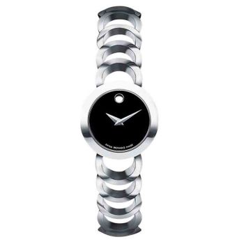 Đồng Hồ Nữ Movado 0606248 Màu Đen Bạc
