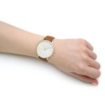 Đồng Hồ Nữ Michael Kors MK MK2740 Dây Da Màu Nâu Vàng