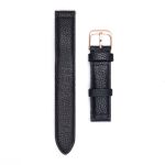 Dây Da Tochigi Scotchgrain Straight Knot STD-18BKYG Màu Đen