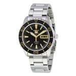 Đồng Hồ Nam Seiko Fifty Five Fathoms Automatic Black Dial Stainless Steel Men's Watch SNZH57 Màu Đen Bạc