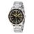 Đồng Hồ Nam Seiko Fifty Five Fathoms Automatic Black Dial Stainless Steel Men's Watch SNZH57 Màu Đen Bạc