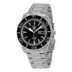 Đồng Hồ Nam Seiko Fifty Five Fathoms Automatic Black Dial Men's Watch SNZH55 Màu Đen Bạc