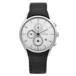 Đồng Hồ Nam Skagen 329XLSLC Dây Da Màu Đen