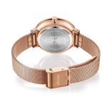 Đồng Hồ Nữ Julius JA-1111E Màu Đồng Mặt Đen