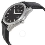 Đồng Hồ Nam Citizen Eco Drive Black Dial Black Leather Men's Watch AU1040-08E