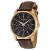 Đồng hồ Citizen Dress Eco-Drive Black Dial Brown Leather Men's Watch