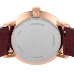 Đồng Hồ Unisex Henry London HL40-S-0368 Màu Đỏ Đậm