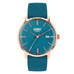 Đồng Hồ Unisex Henry London HL40-S-0372 Màu Xanh