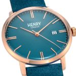 Đồng Hồ Unisex Henry London HL40-S-0372 Màu Xanh