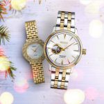 Đồng Hồ Nam Seiko Presage Automatic SSA358 Hở Tim Cho Nam Demi Vàng-Bạc