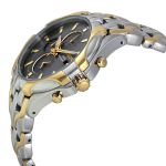 Đồng Hồ Nam Seiko Solar SSC138 Demi Vàng-Bạc