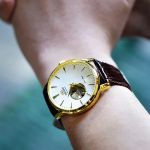 Đồng Hồ Nam Orient Automatic FDB08003W0 Cao Cấp Màu Nâu Vàng