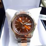 Đồng Hồ Seiko Automatic SNKP18K1 Màu Demi Vàng Hồng - Bạc
