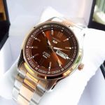 Đồng Hồ Seiko Automatic SNKP18K1 Màu Demi Vàng Hồng - Bạc