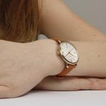 Đồng Hồ Nữ Fossil Dây Da ES3737 Màu Nâu