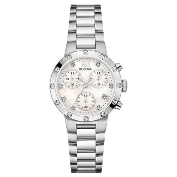 Đồng Hồ Nữ Bulova 96W202 Màu Bạc