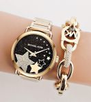 Đồng Hồ Nữ Michael Kors MK3794 Máy Quartz Màu Đen Vàng