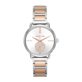 Đồng Hồ Nữ Michael Kors MK3709 Demi Vàng Hồng - Bạc