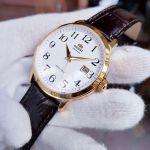 Đồng Hồ Nam Orient Bamino Gen 2 SAC00009N0 Màu Nâu Vàng