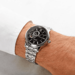 Đồng Hồ Nam Seiko Presage SSA367J1 Mặt Đen Dây Kim Loại