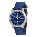Đồng Hồ Nam Seiko 5 Quân Đội SNK807 Xanh Nước Biển Size 37