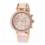Đồng Hồ Nữ Michael Kors MK5896 Parker Blush Dial Ladies Watch Dây Thép Không Gỉ