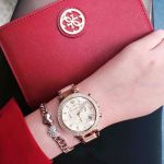 Đồng Hồ Nữ Michael Kors MK5896 Parker Blush Dial Ladies Watch Dây Thép Không Gỉ