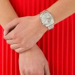Đồng Hồ Nữ Michael Kors Nữ MK5555 Dây Kim Loại Màu Bạc