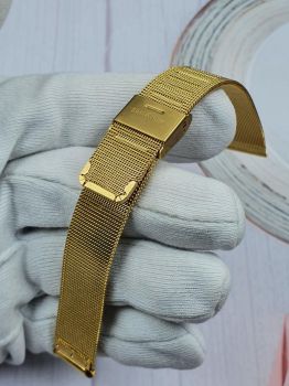 DAY20 Dây đồng hồ - dây lưới vàng hồng size 16( Đầy đủ các size)