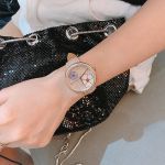 Đồng Hồ Nữ Michael Kors MK2718 Mặt Đính Đá Màu Hồng