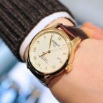 Đồng Hồ Nam Tissot Le Locle Powermatic T006.407.36.263.00 Màu Vàng Champagne