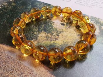 Vòng hổ phách Nga Baltic VHPMS128-03 11ly 12,7g size 16,4