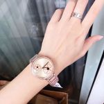 Đồng Hồ Nữ Michael Kors MK3836 Mặt Hoa Trang Nhã Màu Vàng Hồng