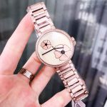 Đồng Hồ Nữ Michael Kors MK3836 Mặt Hoa Trang Nhã Màu Vàng Hồng