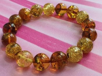 Vòng hổ phách Nga Baltic VHPMS128-04 10ly 9,8g size 15