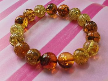 Vòng hổ phách Nga Baltic VHPMS128-04 10ly 9,8g size 15