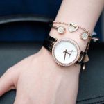 Đồng Hồ Nữ Michael Kors MK2591 Dây Da Màu Đen