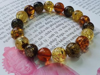 Vòng hổ phách Nga Baltic VHPMS128-06 10,5ly 12g size 16,5