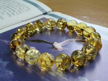 Vòng hổ phách Nga Baltic VHPMS128-08 10ly 10,1g size 16