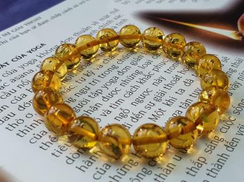 Vòng hổ phách Nga Baltic VHPMS128-09 8,5ly 6,7g size 15