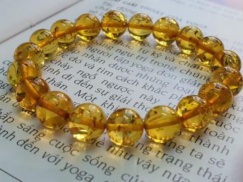 Vòng hổ phách Nga Baltic VHPMS128-09 8,5ly 6,7g size 15