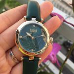 Đồng Hồ Burgi BUR128GN Dây Da Cho Nữ