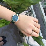 Đồng Hồ Burgi BUR128GN Dây Da Cho Nữ